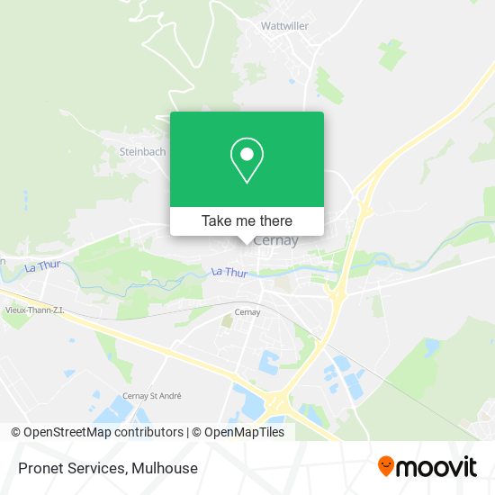 Pronet Services map