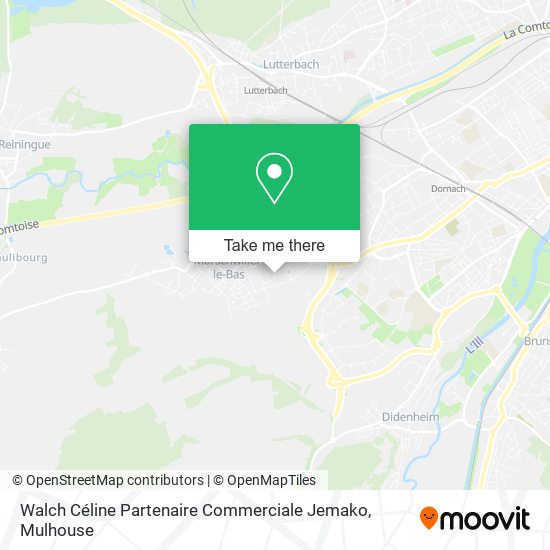 Walch Céline Partenaire Commerciale Jemako map