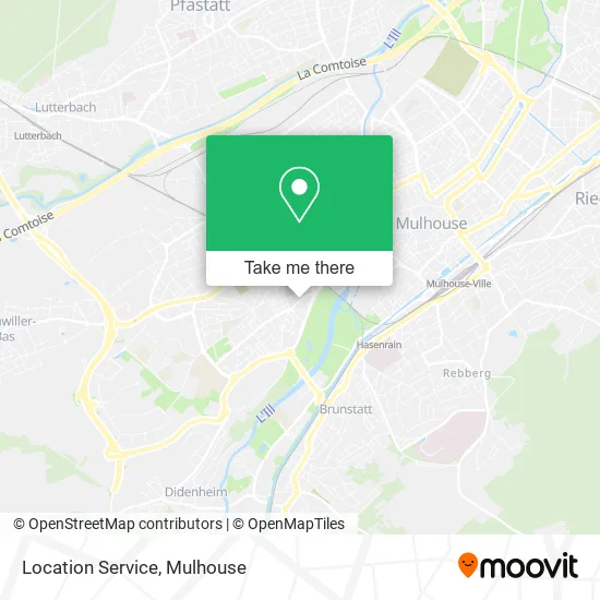 Location Service map