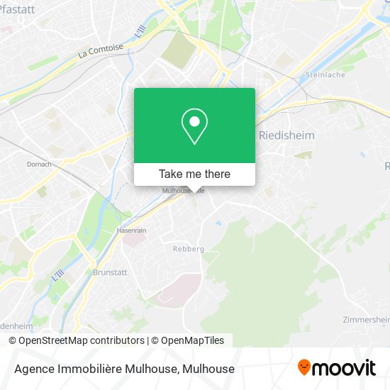 Mapa Agence Immobilière Mulhouse