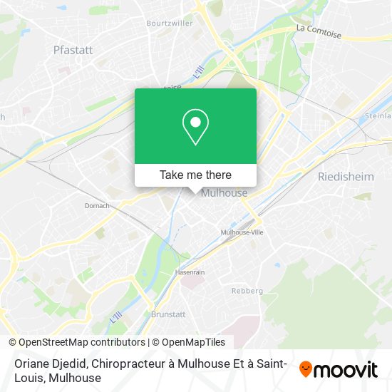 Mapa Oriane Djedid, Chiropracteur à Mulhouse Et à Saint-Louis