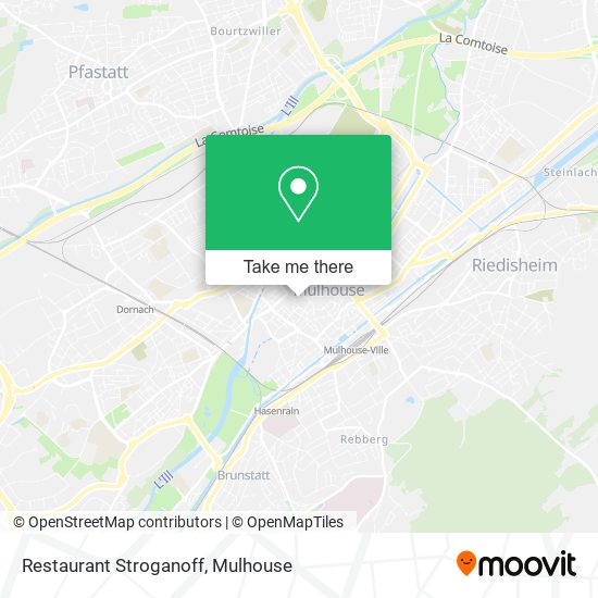 Mapa Restaurant Stroganoff