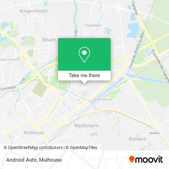 Mapa Android Auto