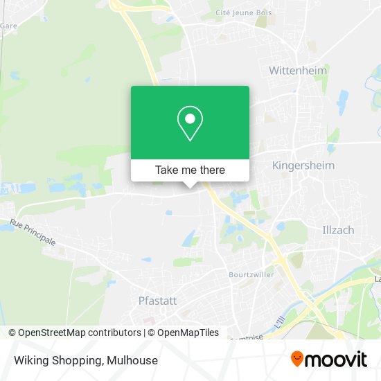 Wiking Shopping map