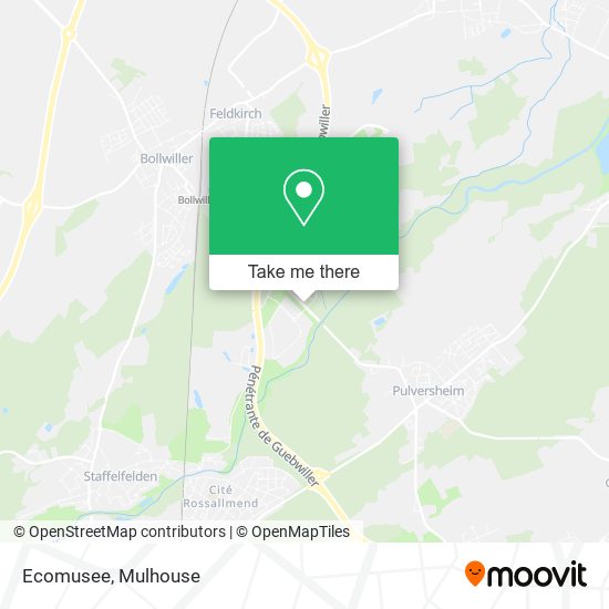 Ecomusee map