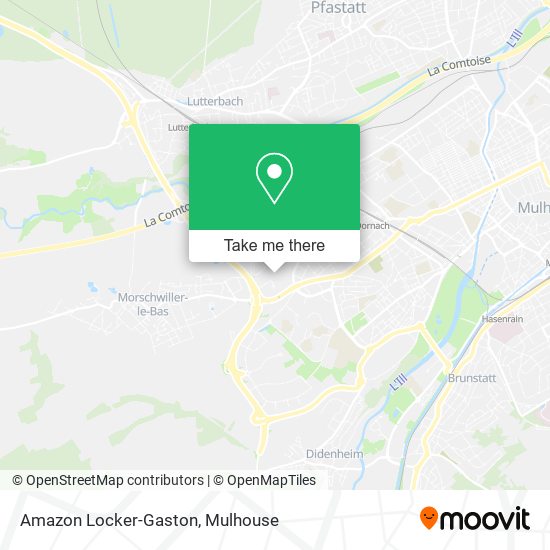 Amazon Locker-Gaston map