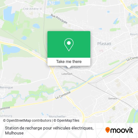 Mapa Station de recharge pour véhicules électriques