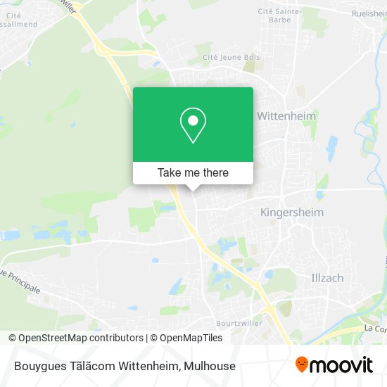 Bouygues Tãlãcom Wittenheim map