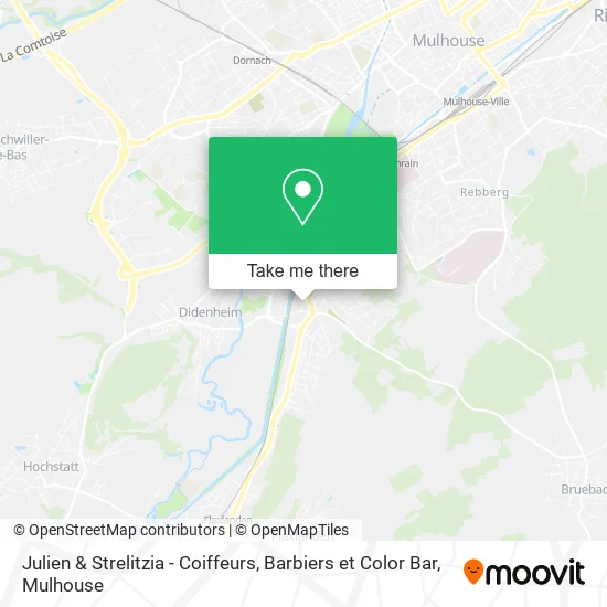 Julien & Strelitzia - Coiffeurs, Barbiers et Color Bar map