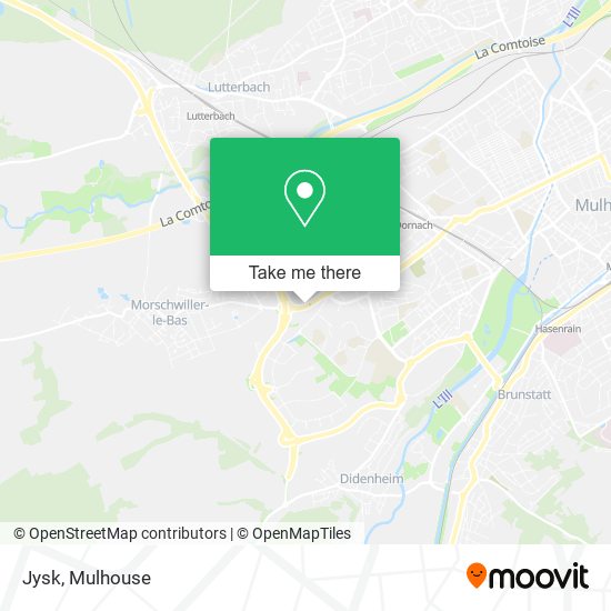 Mapa Jysk