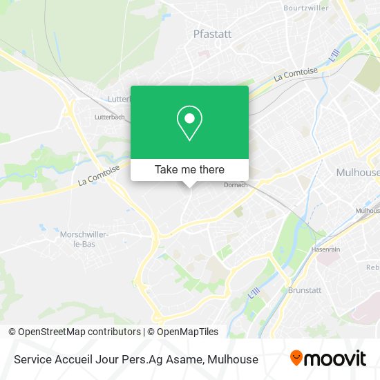 Mapa Service Accueil Jour Pers.Ag Asame