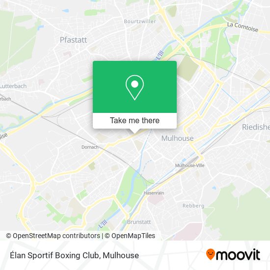 Mapa Élan Sportif Boxing Club