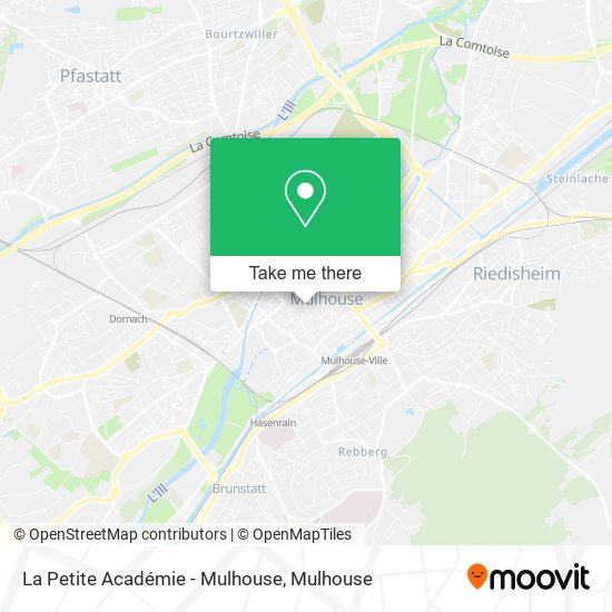 Mapa La Petite Académie - Mulhouse