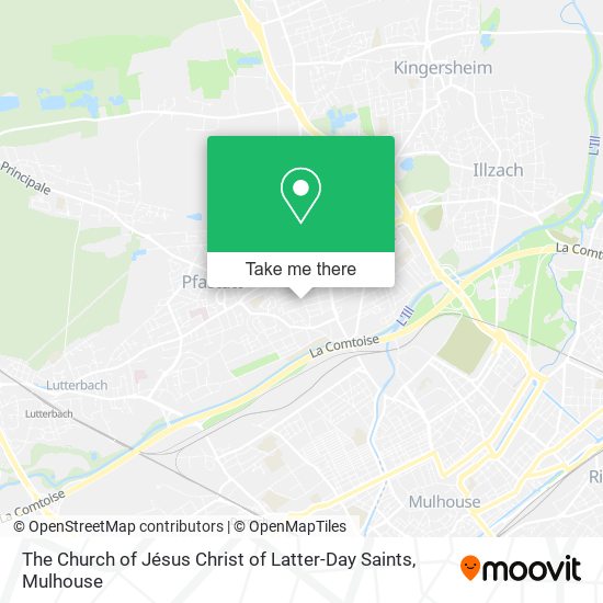 Mapa The Church of Jésus Christ of Latter-Day Saints