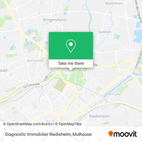 Diagnostic Immobilier Riedisheim map