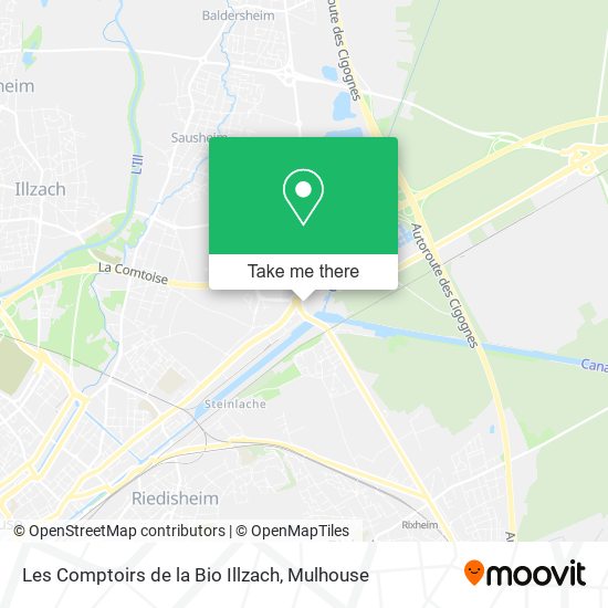 Les Comptoirs de la Bio Illzach map