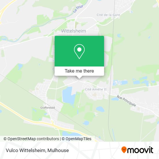 Mapa Vulco Wittelsheim