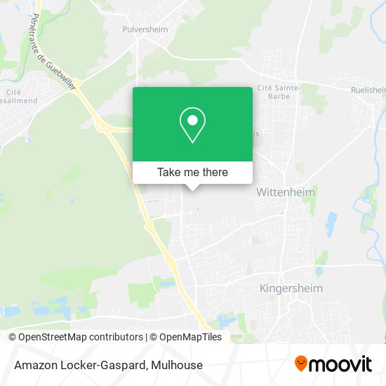 Amazon Locker-Gaspard map