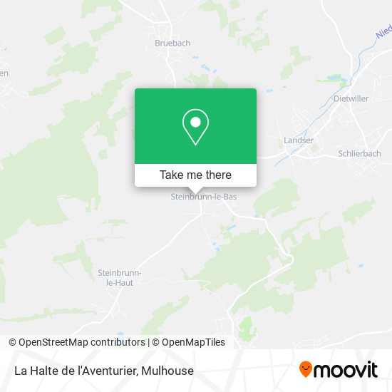 La Halte de l'Aventurier map