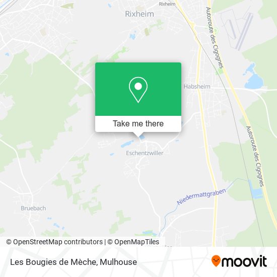 Les Bougies de Mèche map