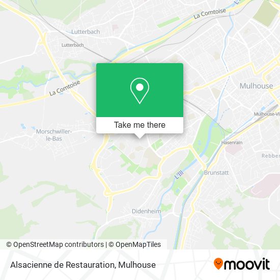 Alsacienne de Restauration map