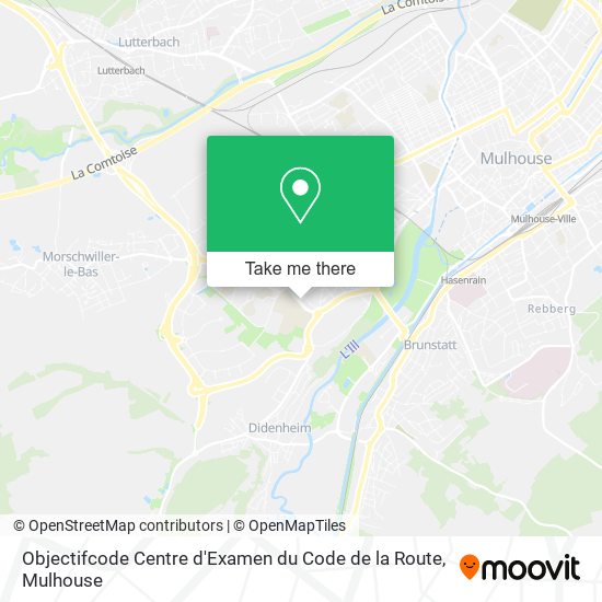Objectifcode Centre d'Examen du Code de la Route map