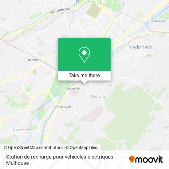 Station de recharge pour véhicules électriques map