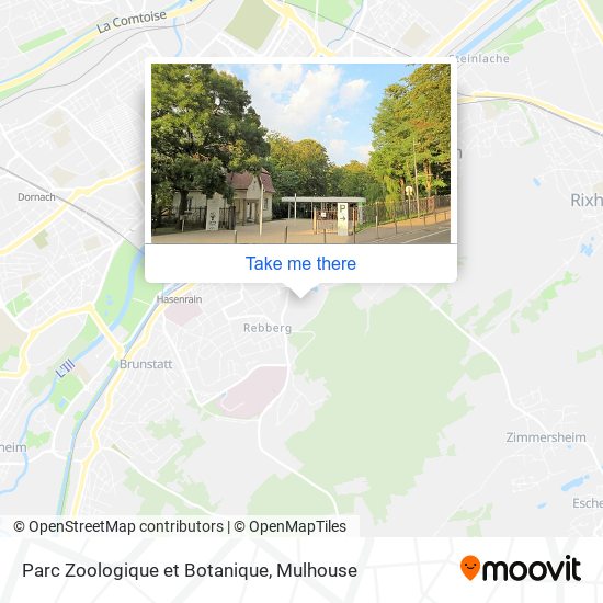 Parc Zoologique et Botanique map