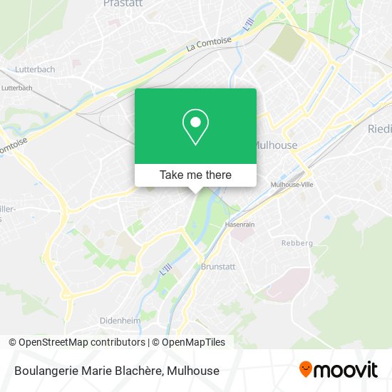 Boulangerie Marie Blachère map