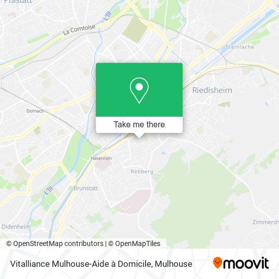 Vitalliance Mulhouse-Aide à Domicile map