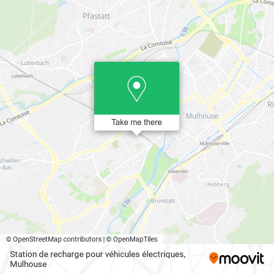 Station de recharge pour véhicules électriques map
