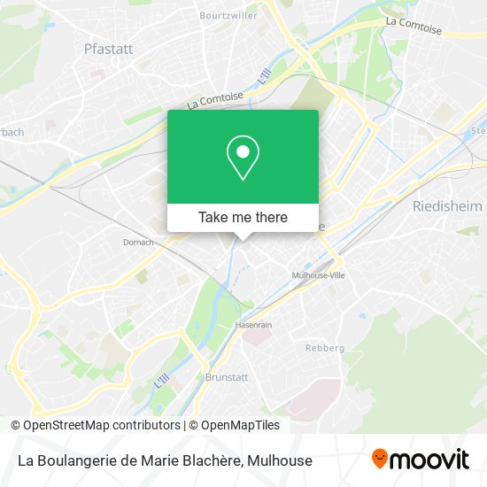 La Boulangerie de Marie Blachère map