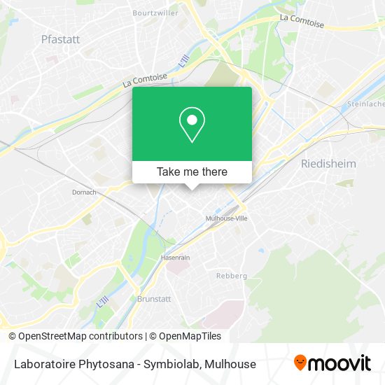 Laboratoire Phytosana - Symbiolab map