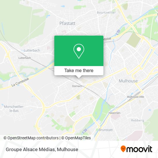 Groupe Alsace Médias map