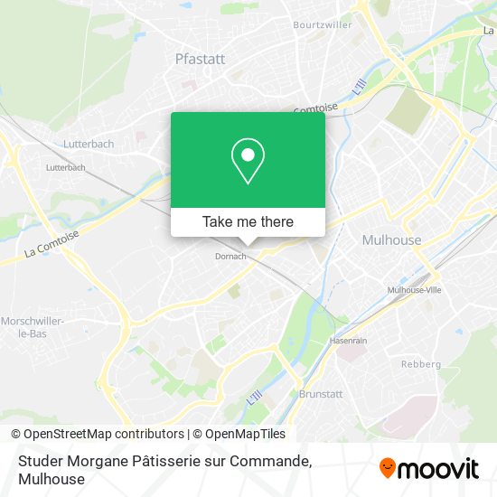 Studer Morgane Pâtisserie sur Commande map