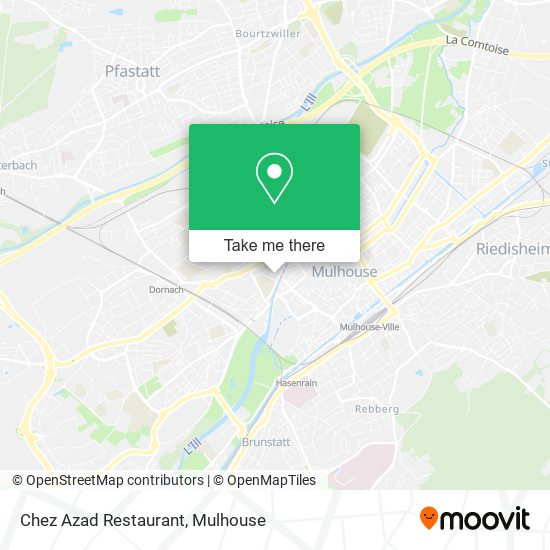 Chez Azad Restaurant map