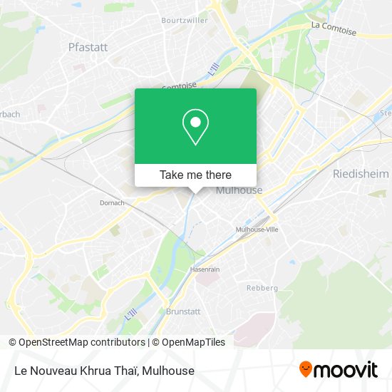 Le Nouveau Khrua Thaï map