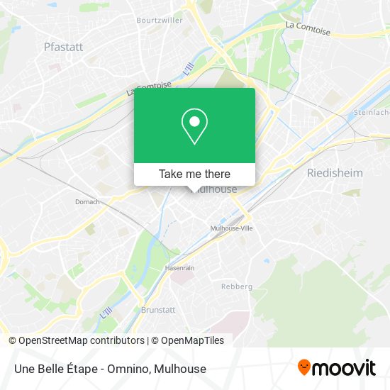 Une Belle Étape - Omnino map