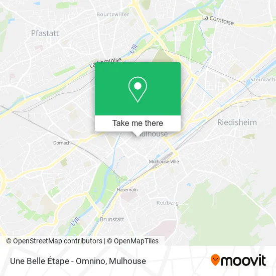 Une Belle Étape - Omnino map