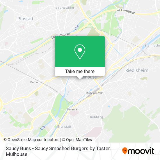 Saucy Buns - Saucy Smashed Burgers by Taster map