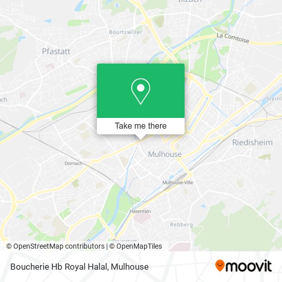 Boucherie Hb Royal Halal map