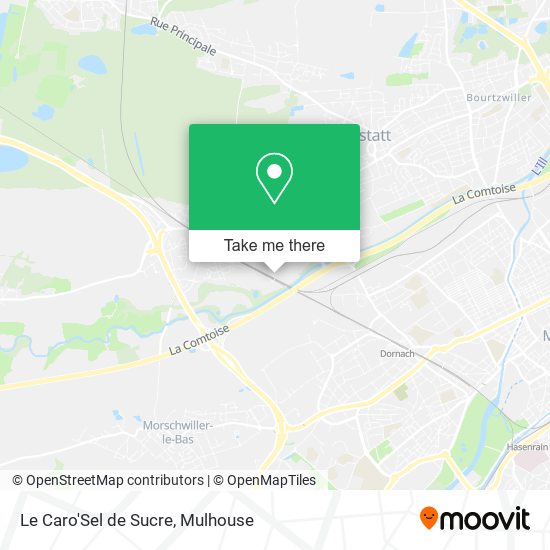 Le Caro'Sel de Sucre map