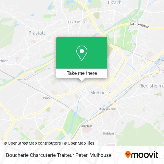 Boucherie Charcuterie Traiteur Peter map
