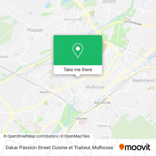 Dakar Passion Street Cuisine et Traiteur map