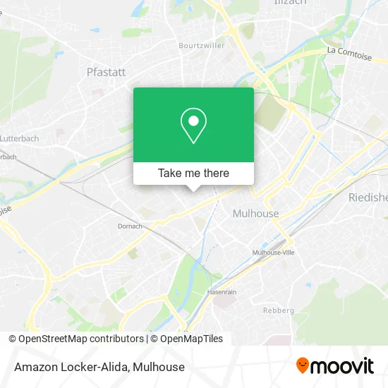 Amazon Locker-Alida map
