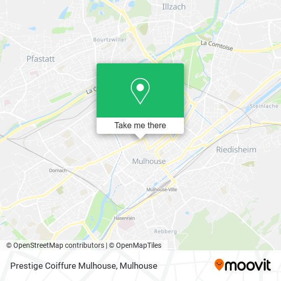 Prestige Coiffure Mulhouse map