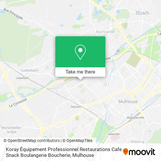 Koray Équipement Professionnel Restaurations Cafe Snack Boulangerie Boucherie map