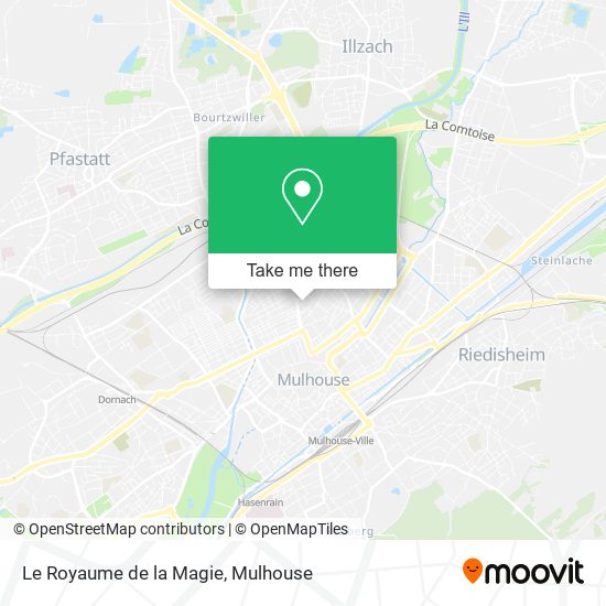 Le Royaume de la Magie map