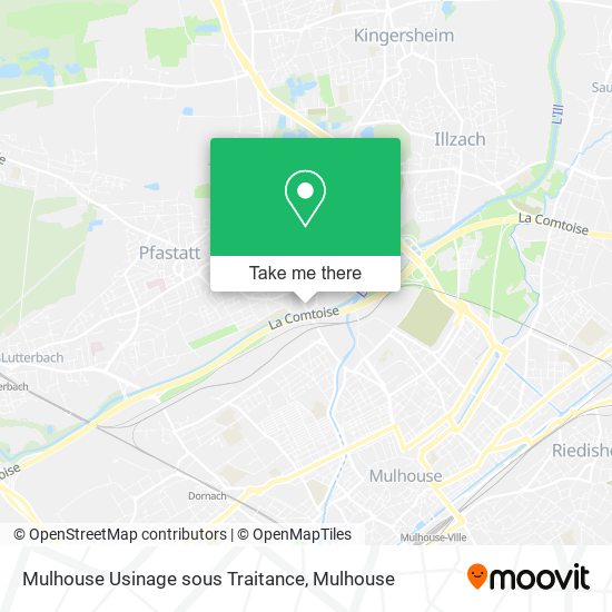 Mulhouse Usinage sous Traitance map