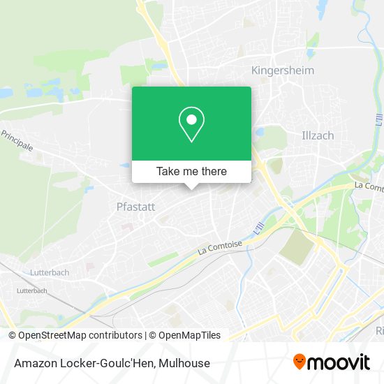 Amazon Locker-Goulc'Hen map